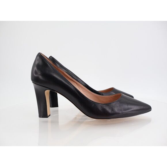 Cole Haan Mylah Pump Black Leather Women 11B Pointed Toe Heel Career - Picture 3 of 11